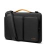 Pancerna Torba Tech-Protect Defender do Laptopa 13 14 cali Wodoodporna (MacBook NEO, Pro, Air 13) Black/Orange